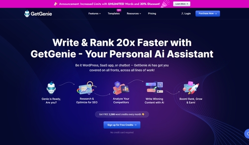 GetGenie.ai - Best AI Tools for Content Marketers