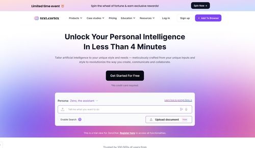 TextCortex.com - AI Content Assistants That Are Easiest to Use